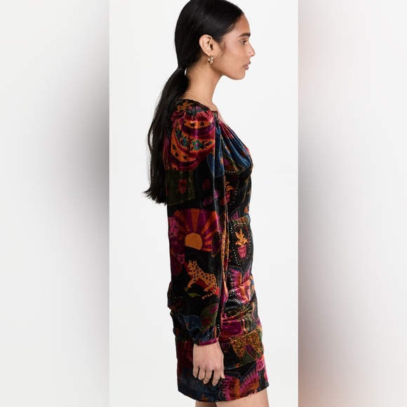 NWOT Farm Rio crazy mix mini dress - Picture 3 of 10